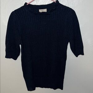 LOFT Navy Ribbed Women's Sweater